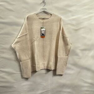 Women's LEGENDARY Outfitters Soft & Cozy Cream Oatmeal Long Sleeve Sweater  XXL